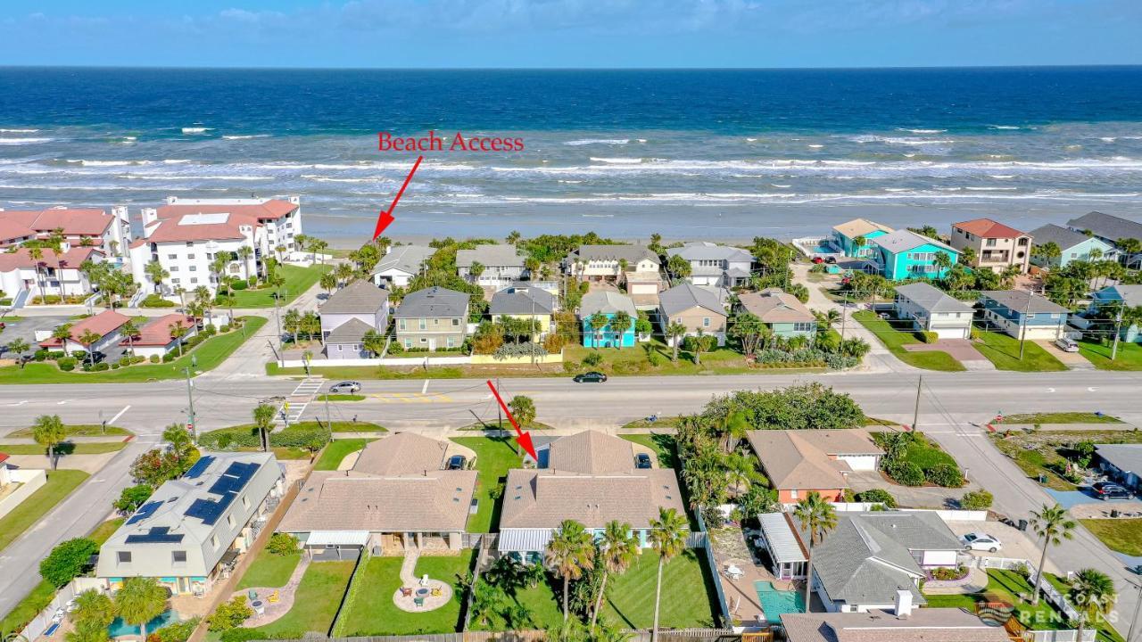 Dog Friendly Home Wprivate Fenced Yard, Garage & Fire Pit Steps To The Beach! New Smyrna Beach Bagian luar foto